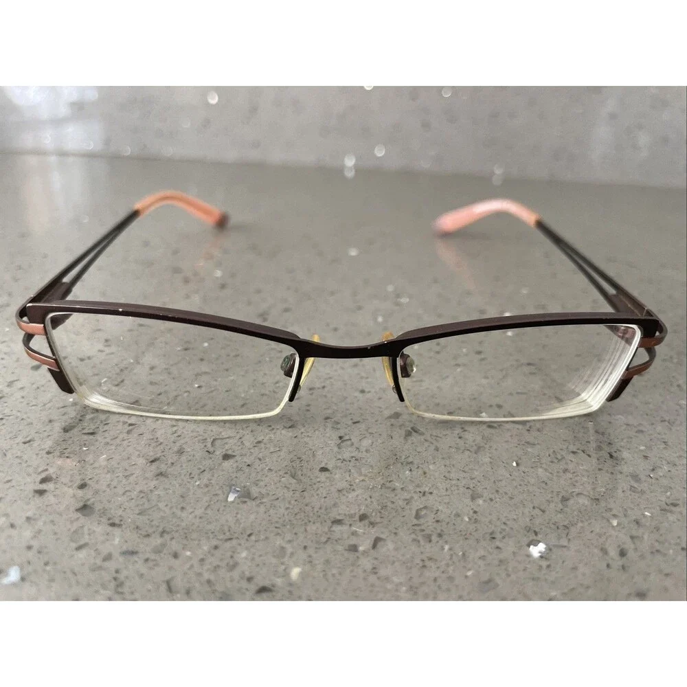 Eschenbach HUMPHREY'S H 582020 60-130 Eyeglasses Half rim bronze brown rectangle